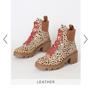 Dolce Vita Rubi leopard womens booties